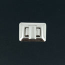 Fermoir pour sac RECTANGLE - 25x36mm - Deco Cuir