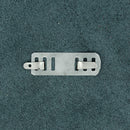 Fermoir pour sac RECTANGLE - 25x36mm - Deco Cuir