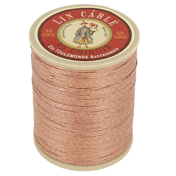 133m spool of waxed cable Chinese linen thread - 332 Daim 330 
