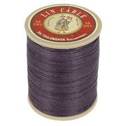 Fil de lin câblé glacé AU CHINOIS, bobine de 133m couleur aubergine pour mercerie, modèle 346.