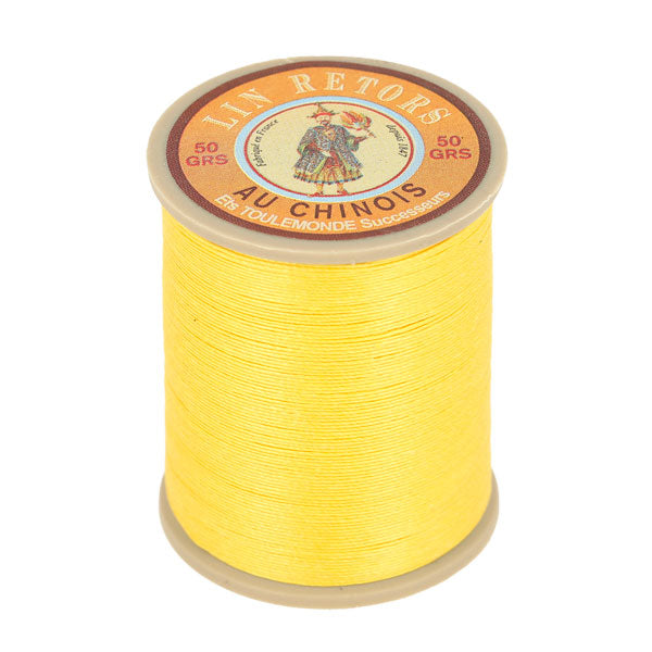 Bobine de 266m de fil de lin au chinois retors extra glacé n°24 - Deco Cuir