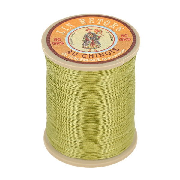 Bobine de 266m de fil de lin au chinois retors extra glacé n°24 - Deco Cuir