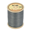 Bobine de 350m de fil de lin au chinois retors extra glacé n°40 - Deco Cuir