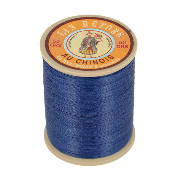 Bobine de 350m de fil de lin au chinois retors extra glacé n°40 - Deco Cuir