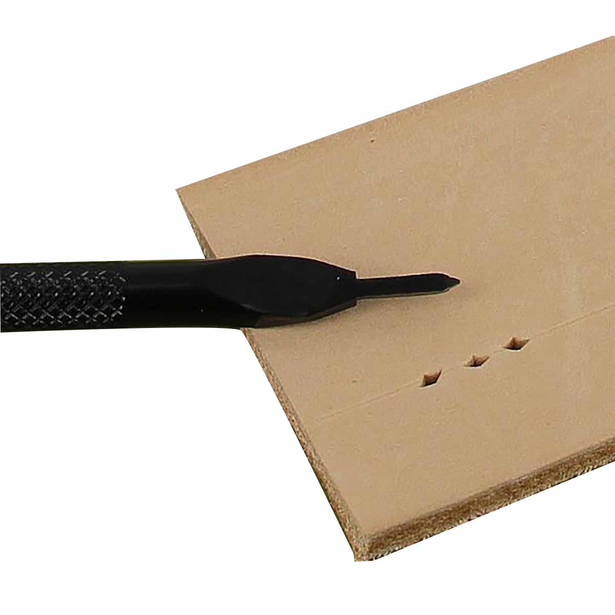 Griffe à frapper pointe diamant - 1 dent - commune - Deco Cuir