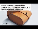 KIT couture d'angle - La Choupette en cuir