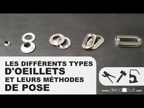 Jeu de pose PRESSE D'ÉTABLI - Pour OEILLETS