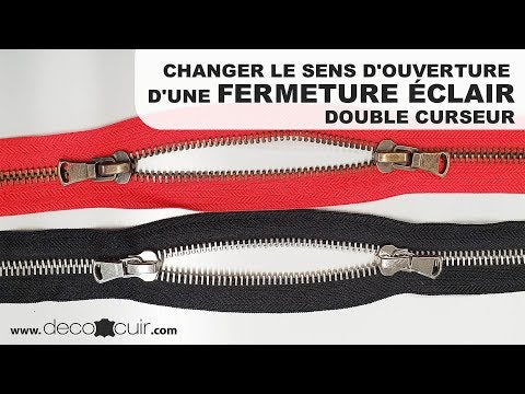 Double slider METAL aged brass zipper - 8mm