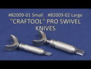 Couteau à ouvrir pivotant ajustable - Swivel - Avec lame Fixation 7/32" - Craftool Pro