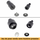 Jeu de pose Premium PRESSE D'ÉTABLI - Pour BOUTONS PRESSION - Deco Cuir