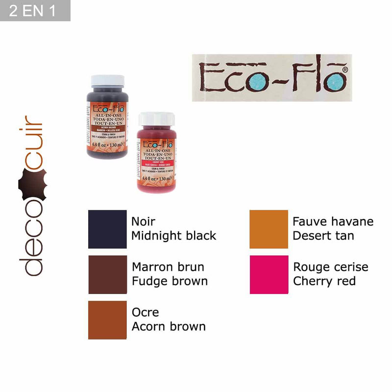 2 in 1 Leather Dye - Eco-Flo - 130ml