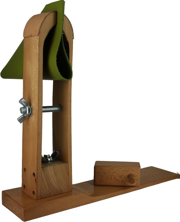 Valet de couture en bois - Pince à coudre le cuir - Grand modèle ECONOMIQUE - Deco Cuir